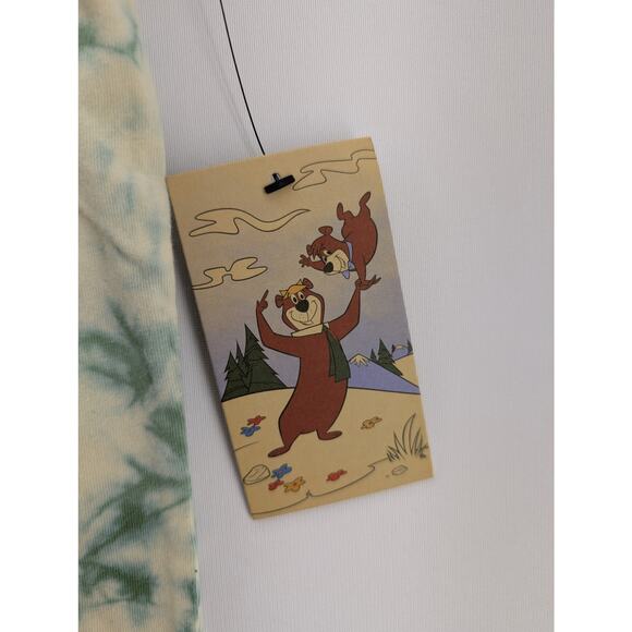 NWT Parks Project X Yogi Bear Leave It Better Graphic Tie-Dye Tee in Sage sz L - Picture 3 of 6